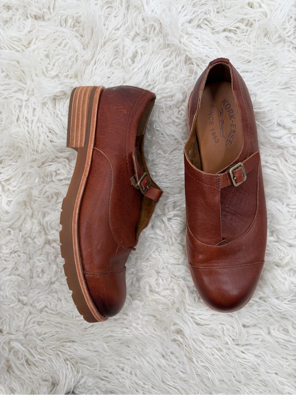 Kork-Ease Cloetta Slip On Leather Shoes Women’s Size 8